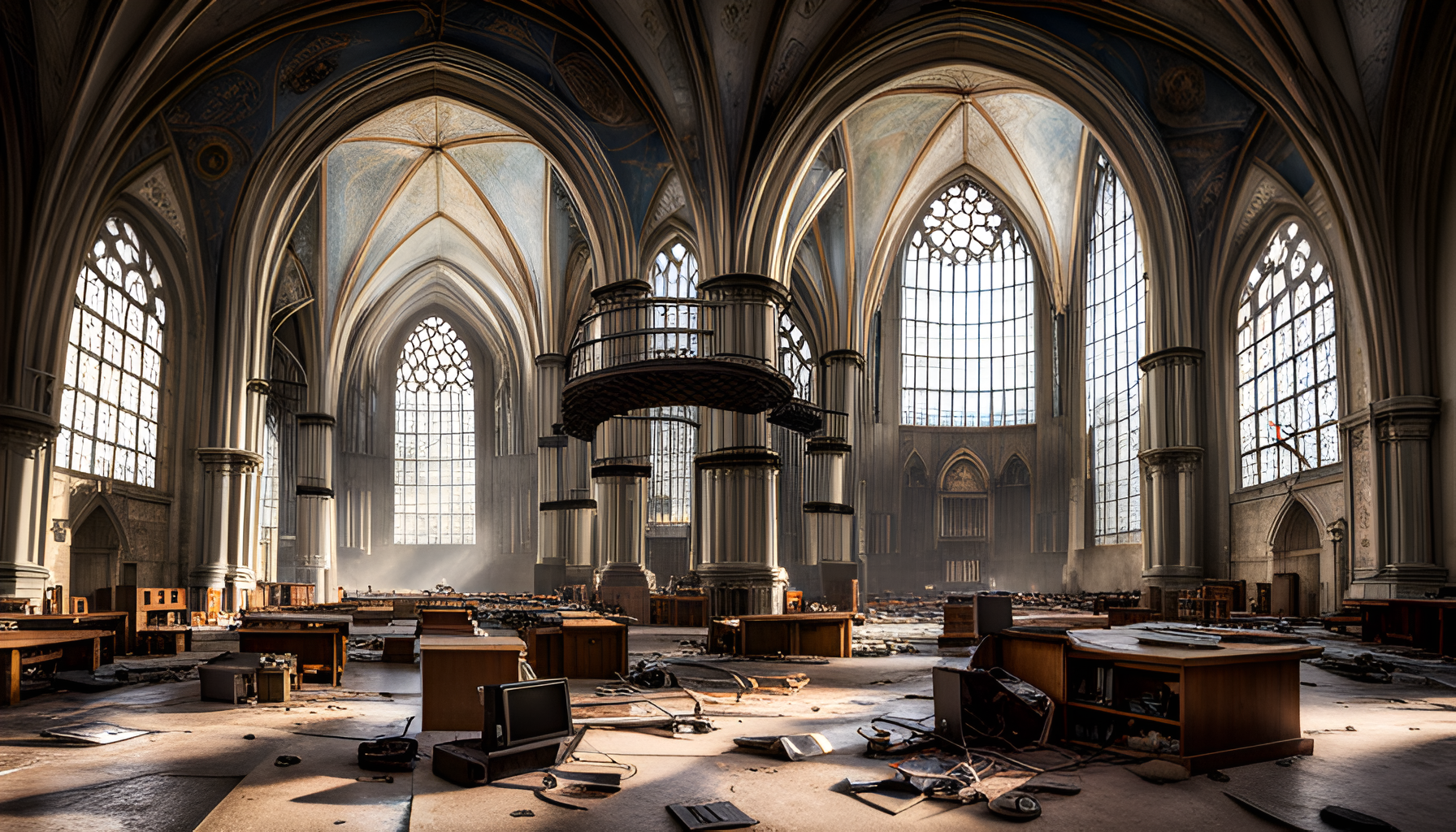 abandoned church